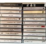 INDIE/ ALT/ POP PROMO CASSETTES. A smashing collection of 22 indie/ alt promo cassettes.