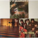 PINK FLOYD/SYD BARRETT - ORIGINAL UK PRESSING LPs (PIPER/SAUCERFUL/MADCAP LAUGHS).