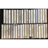 CLASSIC ROCK/ POP - PROMO CASSETTE JOB LOT. A large selection of around 71 mostly promo cassettes.
