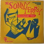 THE SONNY TERRY WASH BOARD TRIO - 10" ACETATE LP.