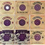 COLUMBIA 7" COLLECTION - PURPLE/GOLD LABELS.