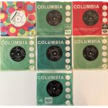 THE SHADOWS - COLUMBIA 7" (WITH DEMO). Cool selection of 7 x super clean 7" including a demo.