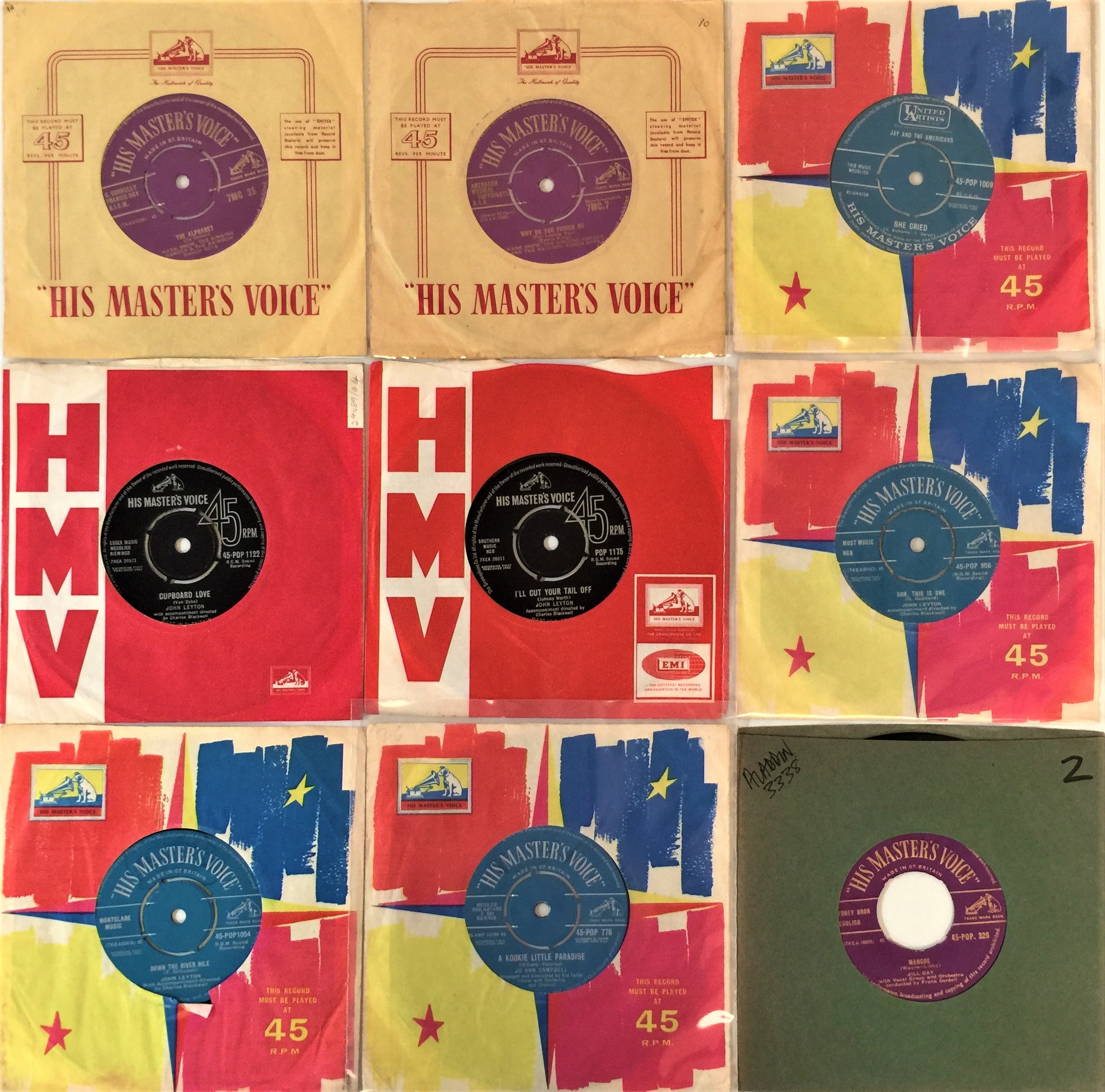 50S/ 60S HMV UK 7" RECORDS JOB LOT. - Image 6 of 8