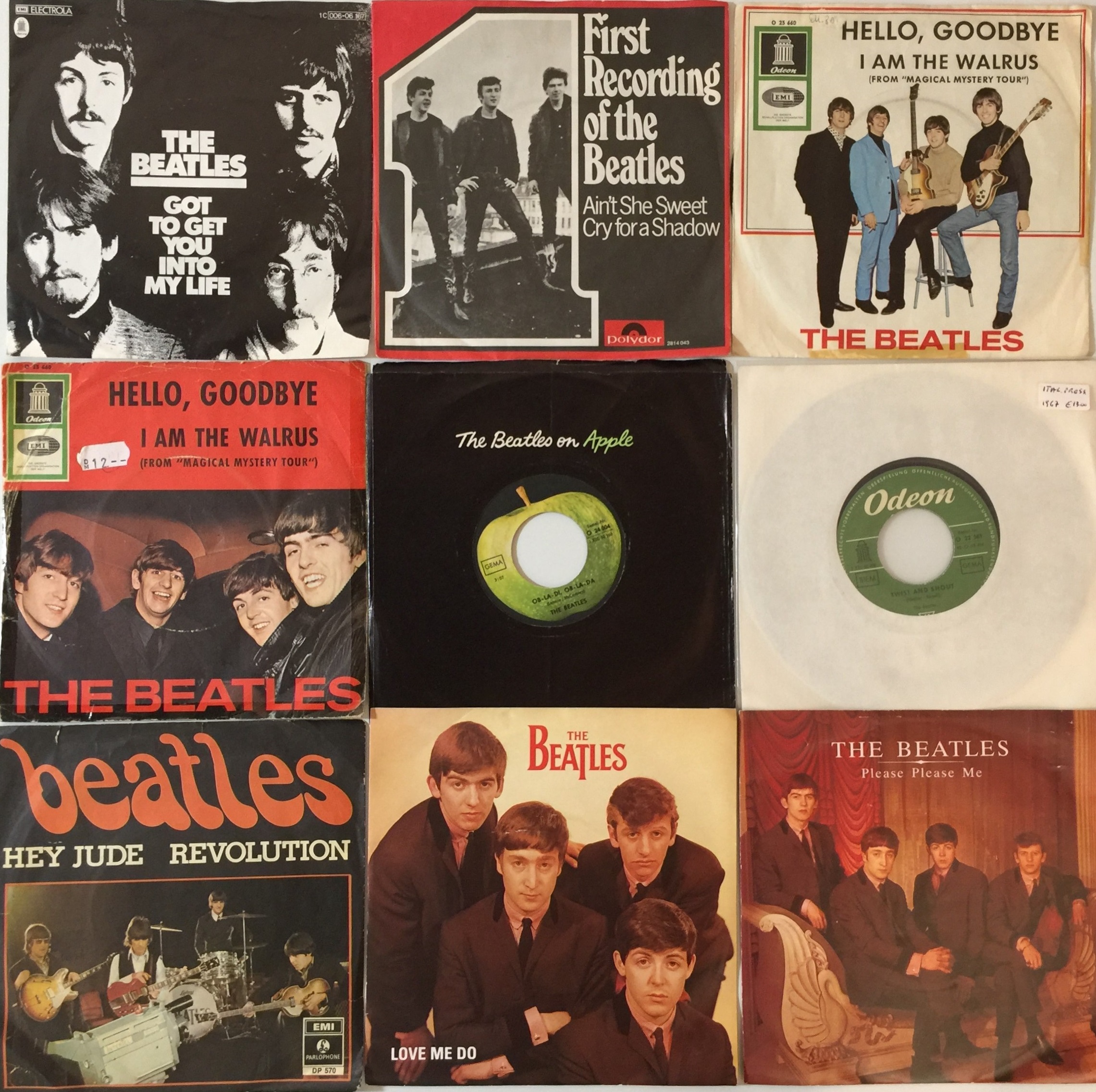 THE BEATLES - RARITIES & EUROPEAN 7" PRESSINGS. A magical selection of around 32 7" singles. - Image 3 of 4