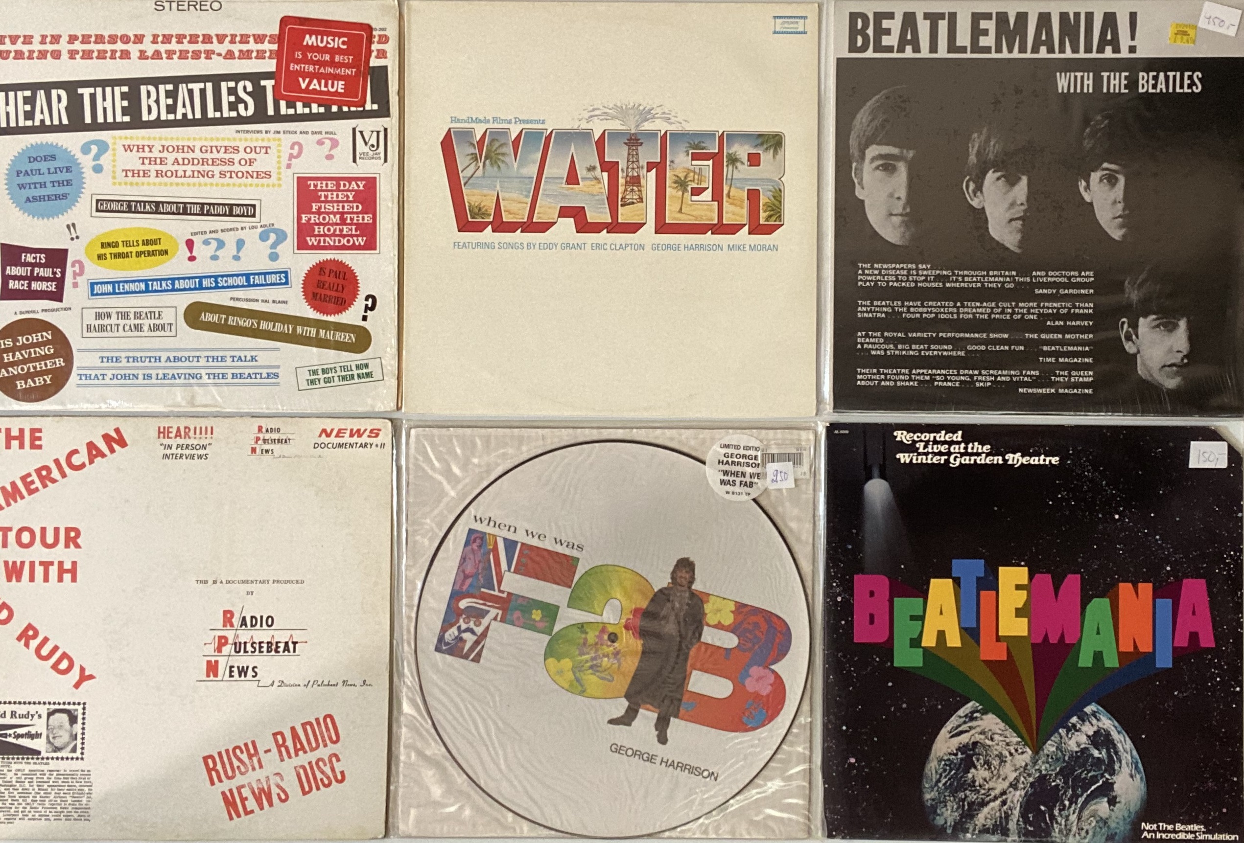 THE BEATLES - PRIVATE PRESSING LPS. - Image 3 of 4