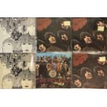 THE BEATLES - RUBBER SOUL/REVOLVER/SGT PEPPERS (UK PRESSING LPs).