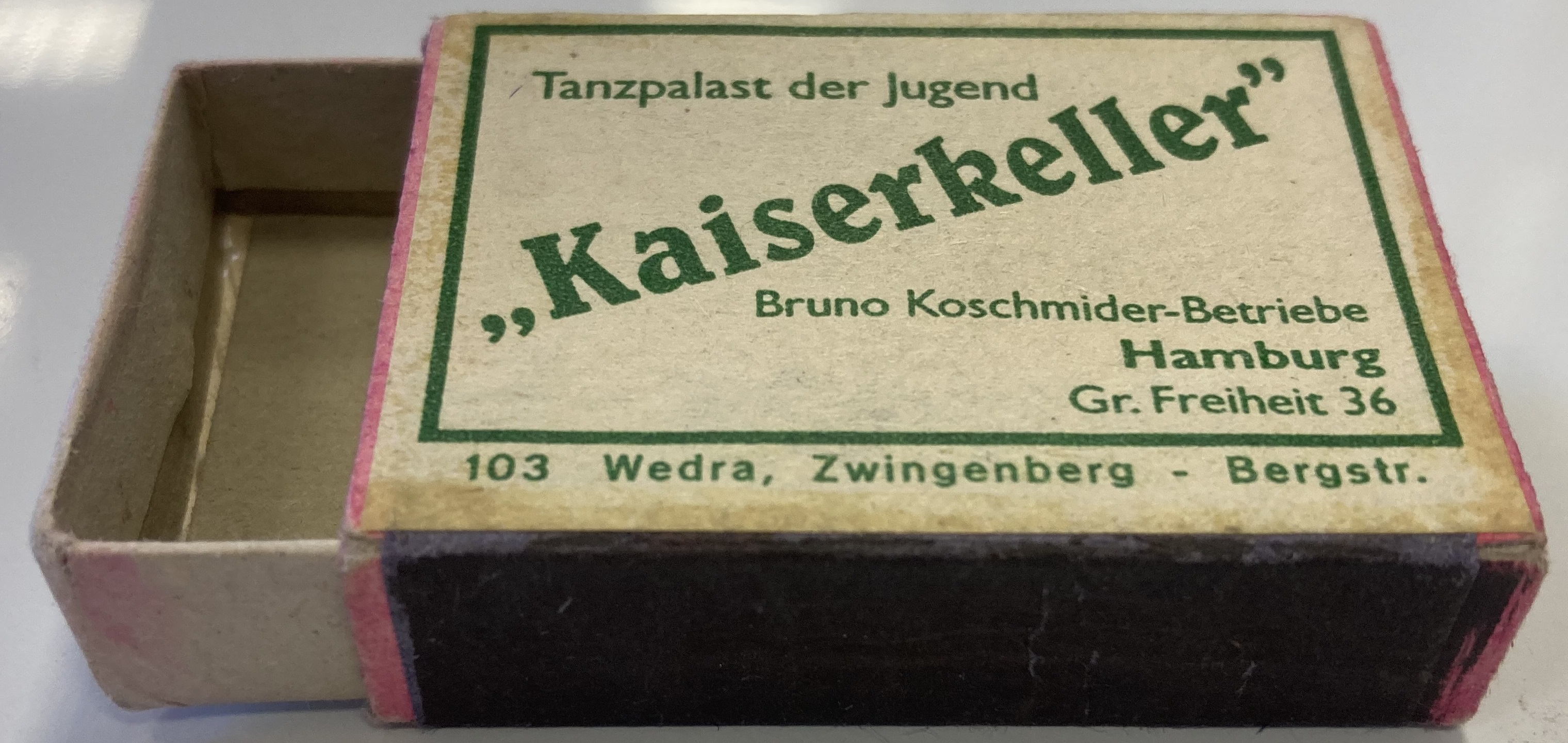 KAISERKELLER MATCHBOX - BEATLES HAMBURG DAYS.