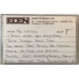 THE SMITHS - EDEN STUDIOS DEMO CASSETTE (PRE FIRST ALBUM).