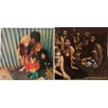 JIMI HENDRIX - ELECTRIC LADYLAND (BLUE TEXT) AND BAND OF GYPSYS - ORIGINAL UK PRESSINGS.