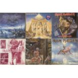 IRON MAIDEN - LP COLLECTION. Killer back-catalogue of 10 x LPs from Iron Maiden.