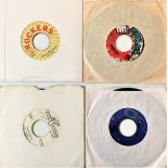 REGGAE 7" - CLASSIC ROOTS/ROCKSTEADY/DUB. Finely tuned pack of 4 x super hard to find 45s.