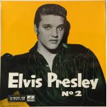 ELVIS PRESLEY - ROCK & ROLL NO 2 LP (ORIGINAL UK PRESSING - HMV CLP 1105) - TIME WARP COPY.