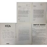 THE SMITHS FANZINE LETTERS / IDEAS / CORRESPONDENCE