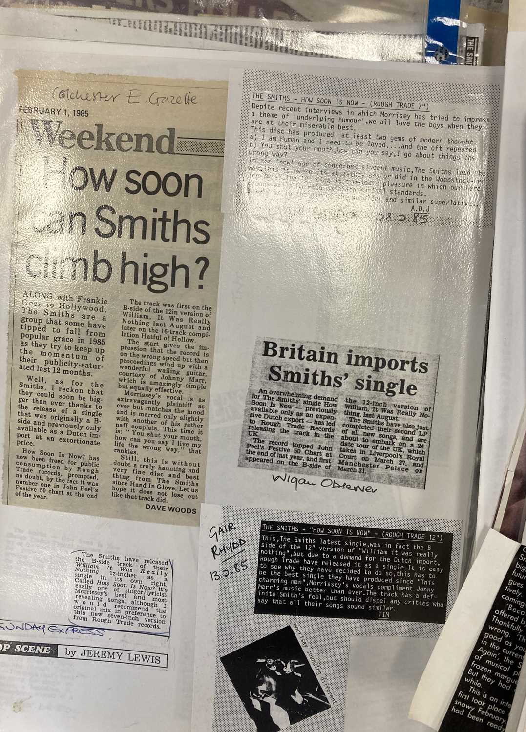 SMITHS PRESS CUTTINGS ARCHIVE - Image 10 of 16