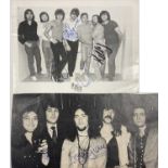 ELO AND DEEP PURPLE AUTOGRAPHS