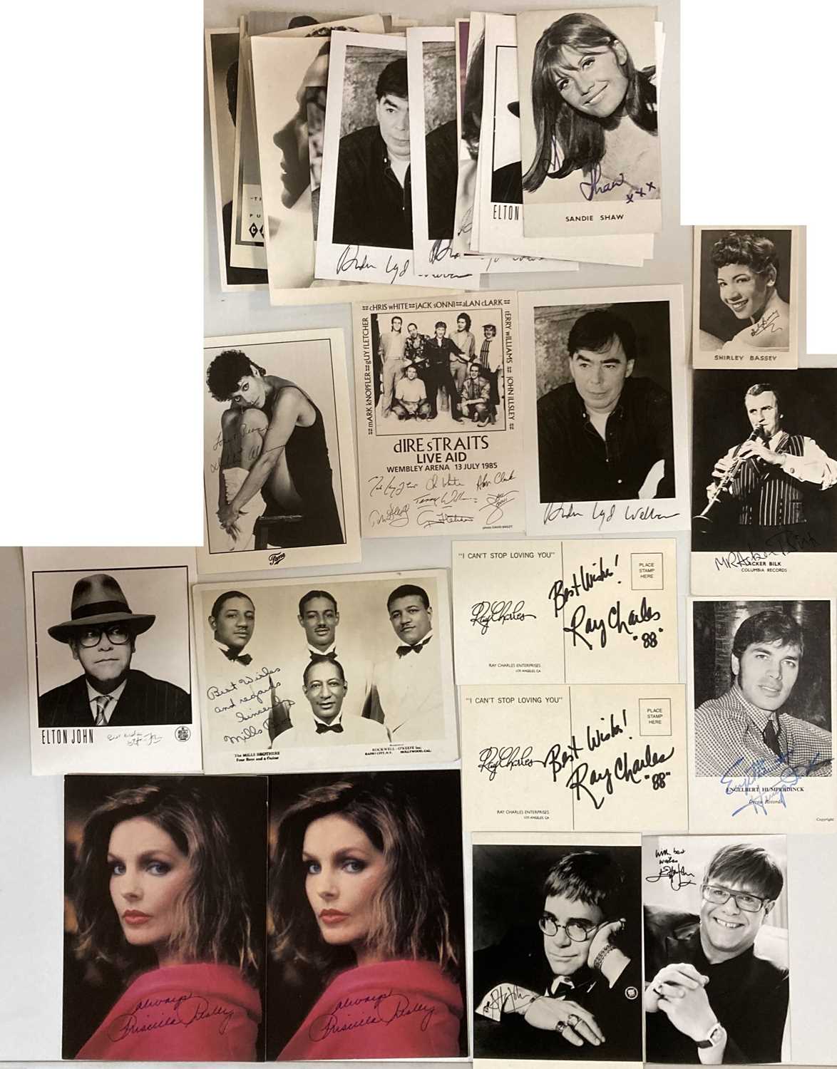 STAMPED AUTOGRAPHS / PROMOTIONAL ITEMS AND MORE - Image 2 of 3