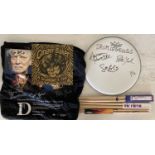 GINGER BAKER SIGNED DRUM ITEMS