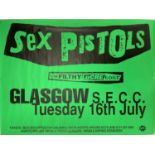 SEX PISTOLS FILTHY LUCRE TOUR POSTER