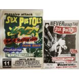 SEX PISTOLS CONCERT POSTERS - ITALY / GERMANY