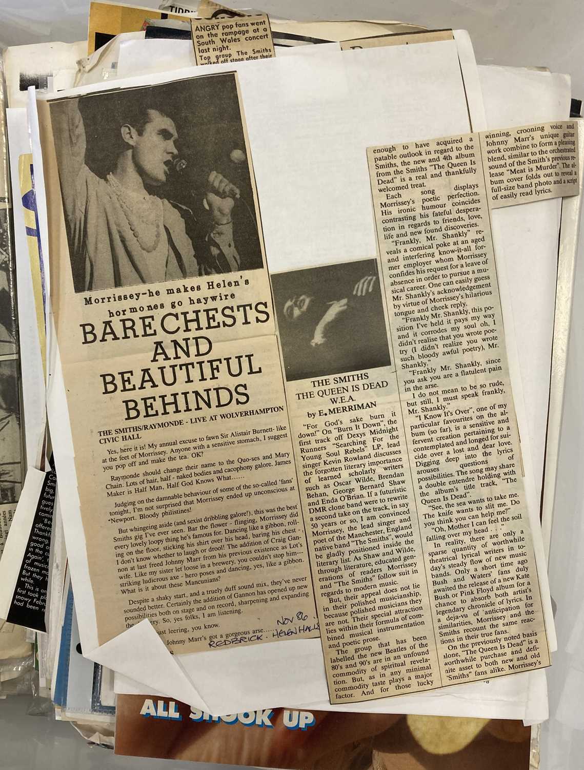 SMITHS PRESS CUTTINGS ARCHIVE - Image 4 of 16