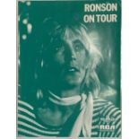 MICK RONSON PRESS KIT AND POSTER