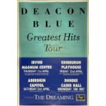 DEACON BLUE SIGNED POSTER