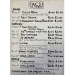 ORIGINAL HACIENDA LISTING FLYER - THE SMITHS 3RD PERFORMANCE