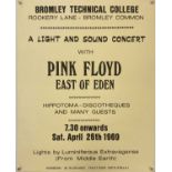 PINK FLOYD 1969 HANDBILL