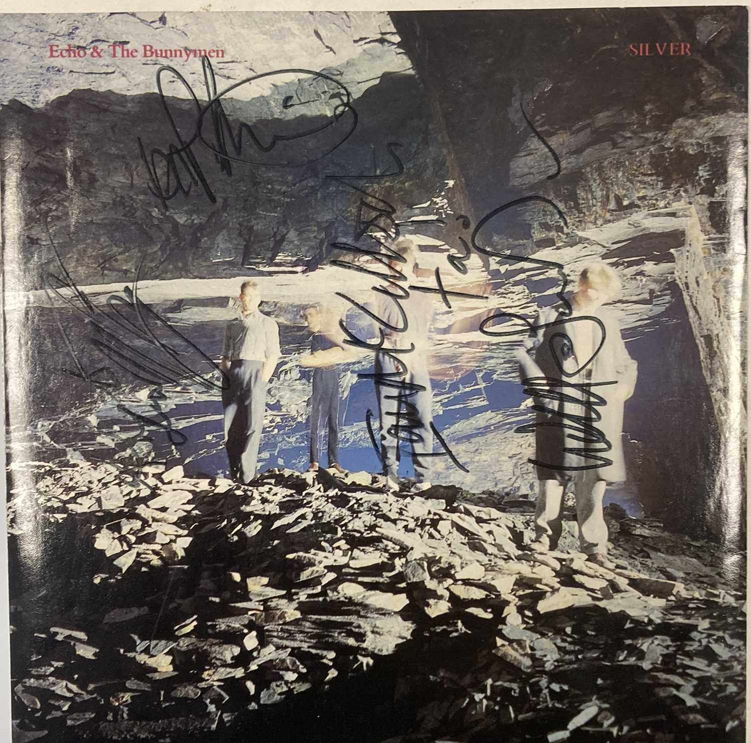 ECHO AND THE BUNNYMEN SIGNED 7" SLEEVE