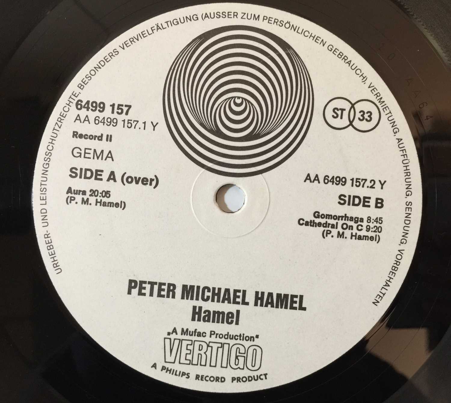 PETER MICHAEL HAMEL - HAMEL LP (6641 055) - Image 4 of 6