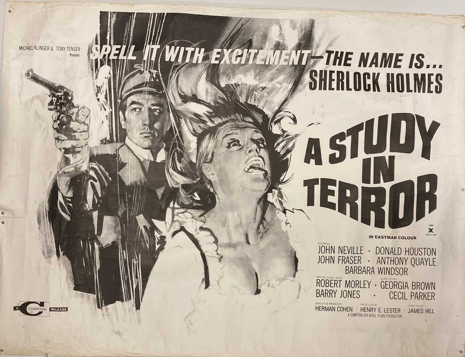 CARRY ON HENRY POSTER / A STUDY IN TERROR - Image 2 of 3