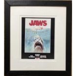 JAWS SIGNED ARTWORK - RICHARD DREYFUSS AND ROY SCHEIDER