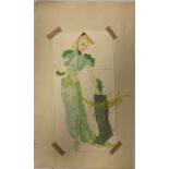 HILDA WETTON (1896-1980) - HAND DRAWN WINDMILLS THEATRE SHOWGIRL COSTUME DESIGN