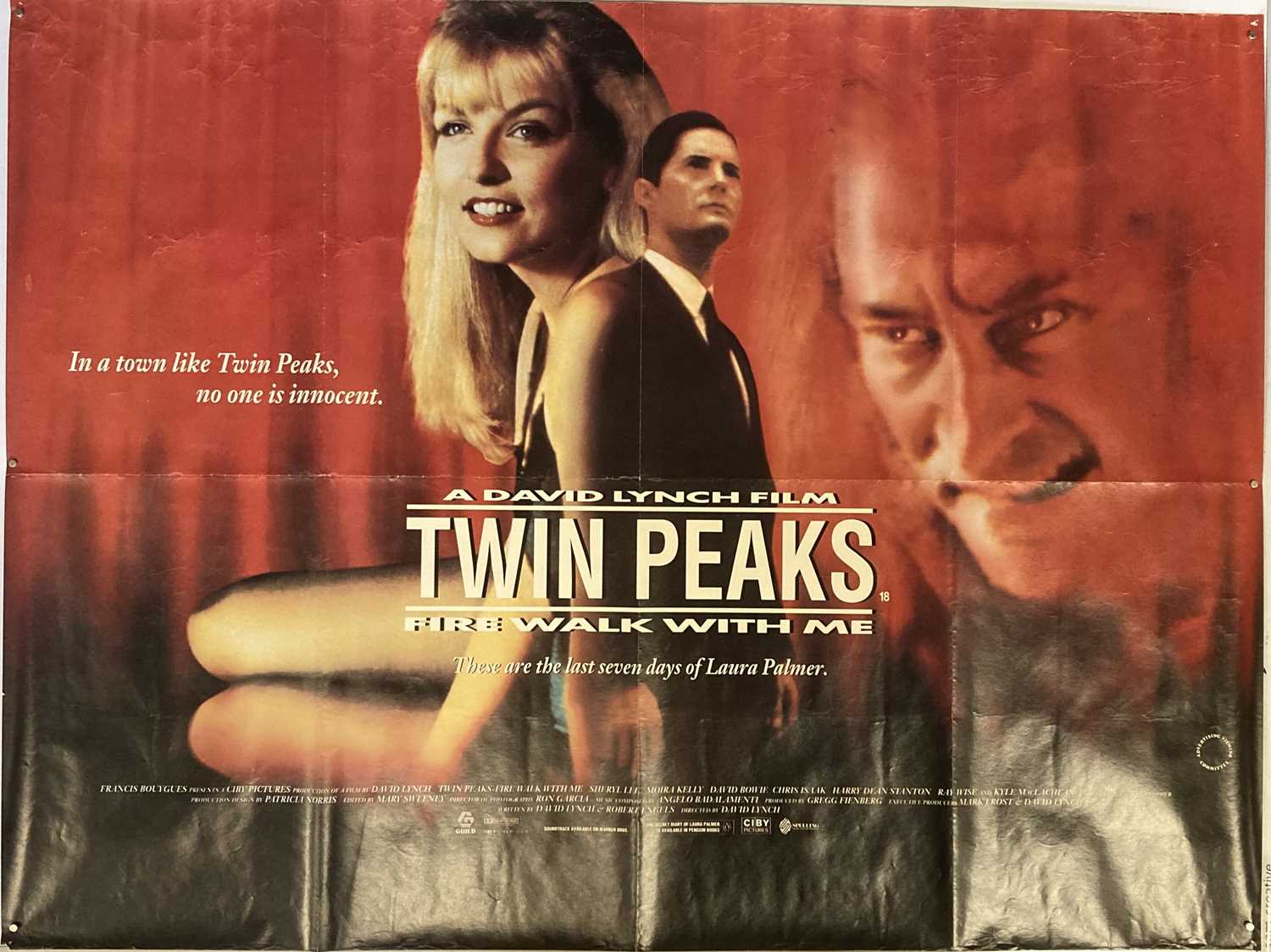 DAVID LYNCH / TWIN PEAKS UK QUAD