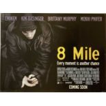 EMINEM / 8 MILE UK QUAD FILM POSTER