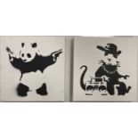 BANKSY STYLE PRINTS