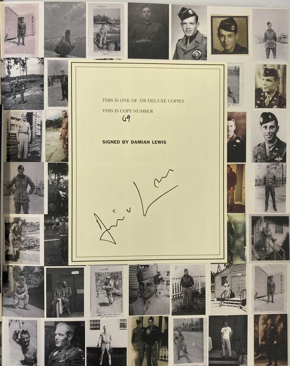 DAMIAN LEWIS - EASY COMPANY DELUXE EDITION - GENESIS PUBLICATIONS SIGNED BOOK - Image 7 of 9