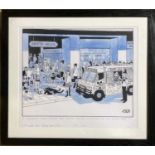 RAYMOND JACKSON 'JAK' FRAMED PRINT