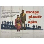 ESCAPE FROM THE PLANET OF THE APES UK QUAD POSTER