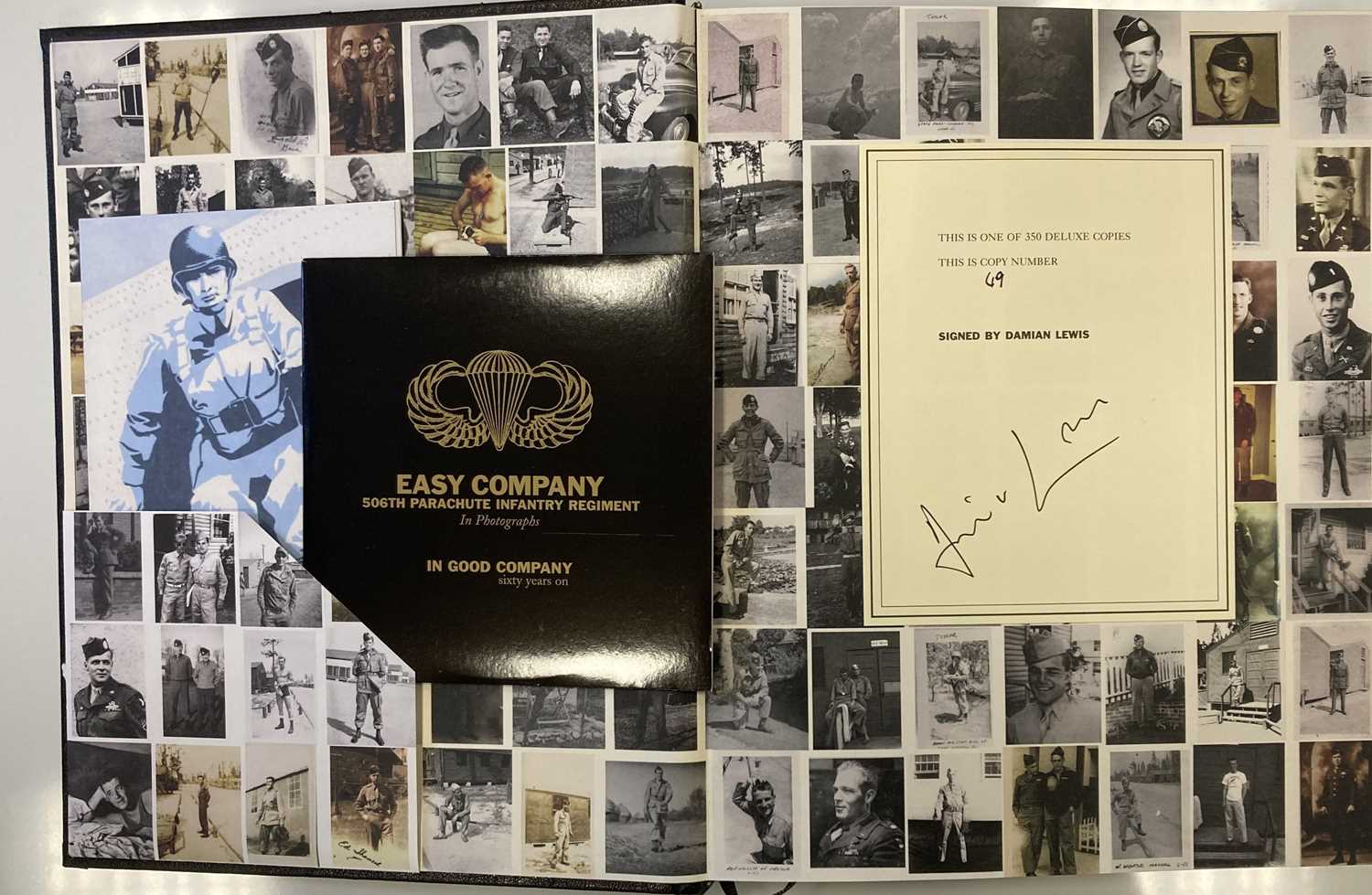 DAMIAN LEWIS - EASY COMPANY DELUXE EDITION - GENESIS PUBLICATIONS SIGNED BOOK - Image 6 of 9