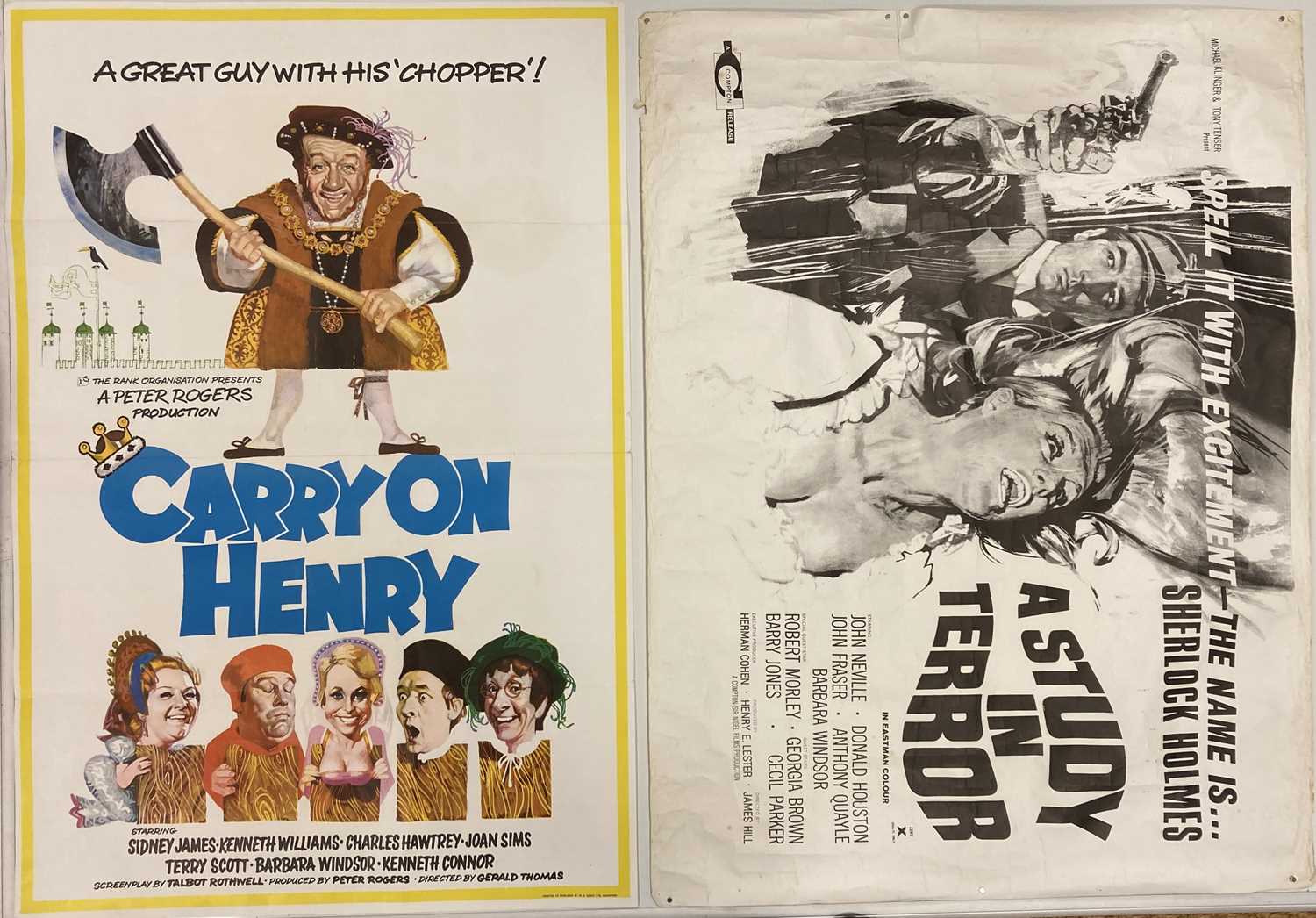 CARRY ON HENRY POSTER / A STUDY IN TERROR