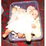 A box of dolls to include Sugar Britches, Reliable doll etc.