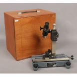 The Precision Tool and Instrument Co Ltd vernier microscope type 2158 30cm height.