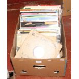 A box of mostly L.P records to include Dolly Parton, ABBA, easy listening examples etc.