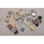 A collection of quartz wristwatches to include Swatch Seiko, Sekonda etc.