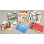 A collection of vintage magazines, Everyday Electronics, Model Maker along with Brooke Bond