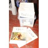 A box of Express art books, Turner, Goya Raphael examples.