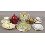 A collection of ceramics to include Royal Albert, Royal Winton, Beswick etc.