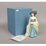 A Royal Doulton figure Sophia, Charlotte lady Sheffield limited edition 1703 / 5000, boxed.