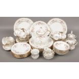 A collection of Royal Albert and Paragon bone china tea / dinnerwares in the Victoriana Rose design,